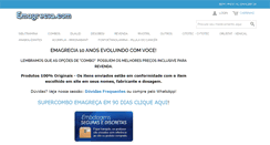 Desktop Screenshot of emagrecia.com